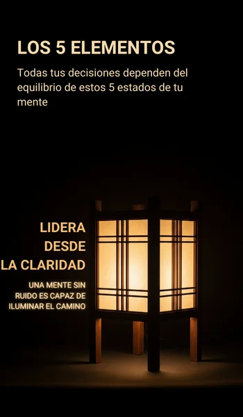 Representación abstracta de la mente de un Líder estable bajo presión